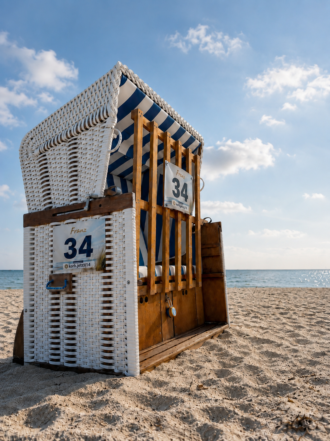 Strandkorb an der 14